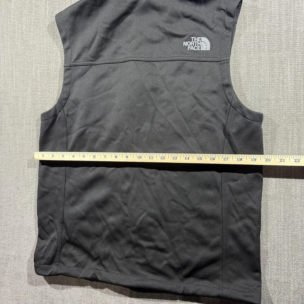 The‎ North Face Vest Mens Small Black WindWall Softshell Full Zip Hiking Outdoor